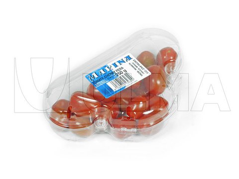 Cherry tomaten in tray met hersluitbare deksel