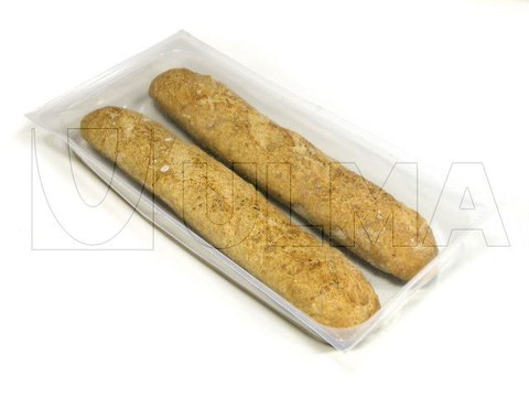 Stokbrood verpakt in thermoforming in MAP-verpakking met stevige folie