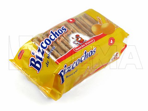 Koekjes verpakt in flow pack wrapper (HFFS)