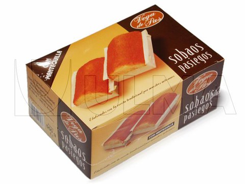 Cakejes verpakt met zijlas met krimpfolie