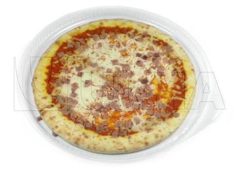 Pizza MAP-verpakking in thermoforming in stevige folie.