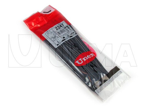 Kabelbinders verpakt in flow pack wrapper (HFFS)