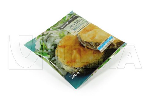 Bevroren vis verpakt in LDPE folie met VFFS machine