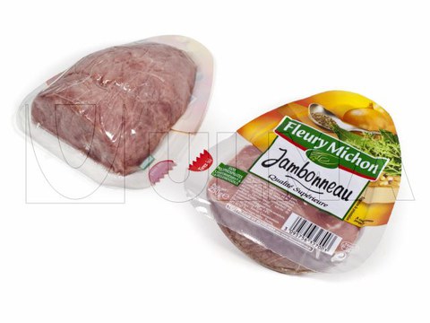 Ham vacuüm verpakt in Thermoforming in flexibele folie