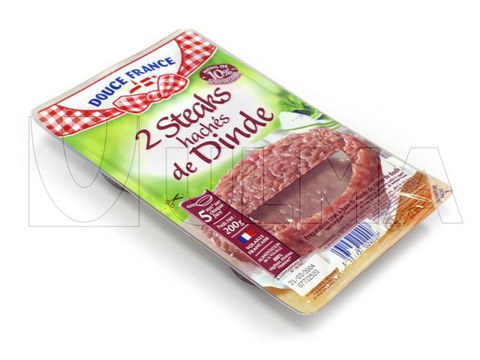 Burgers MAP verpakt met thermoformer