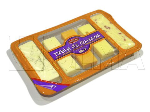 Kaasstukken MAP verpakt met traysealer